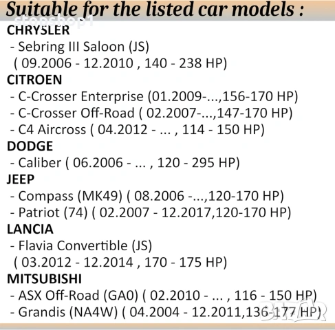 AERZETIX - C70815 - Комплект водещи втулки, спирачен апарат - Съвместим с Peugeot Citroën Jeep Mitsu, снимка 3 - Части - 53649094