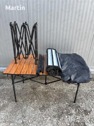 Сгъваема маса преносима за къмпинг, риболов, пикник лека и удобна, снимка 7 - Къмпинг мебели - 53810031