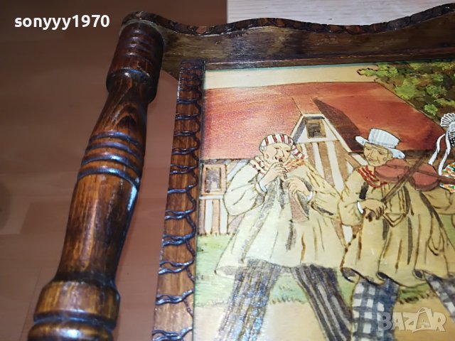 SOLD//ПОРЪЧАНА-bagnoles de lorne-картина/поднос от франция 1112221918, снимка 7 - Антикварни и старинни предмети - 38977062