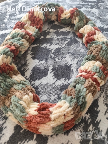 многоцветен шал тип яка., снимка 2 - Шалове - 52547806