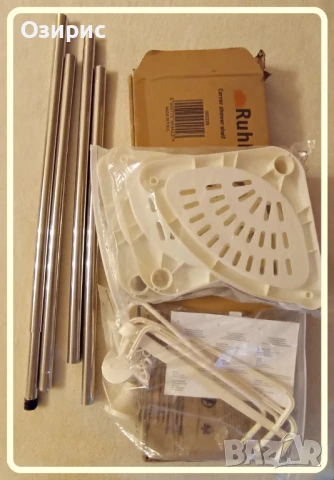 Ъглова етажерка за баня - ИЗГОДНО !!!, снимка 3 - Етажерки - 50930274