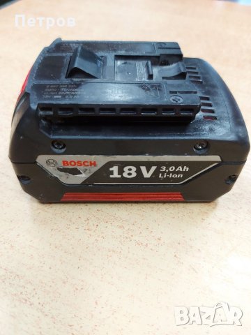 Продавам Батерия Bosch 18Volt 3.0AH, снимка 3 - Други - 35682576