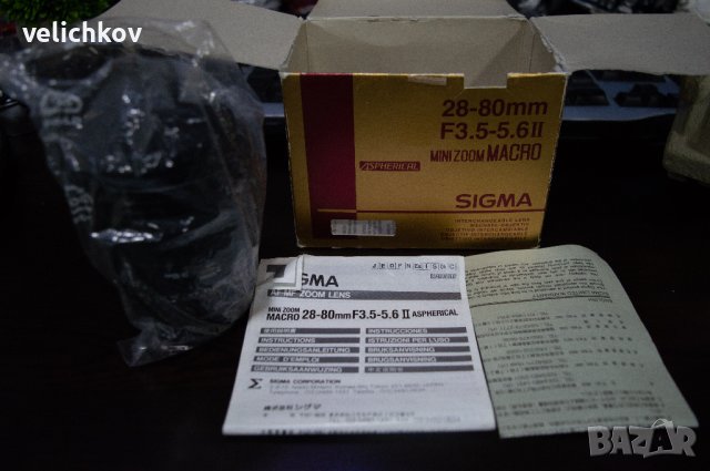Автофокусен обектив Sigma 28-80mm 3.5-5.6 II Macro за Canon, снимка 6 - Обективи и филтри - 41811486