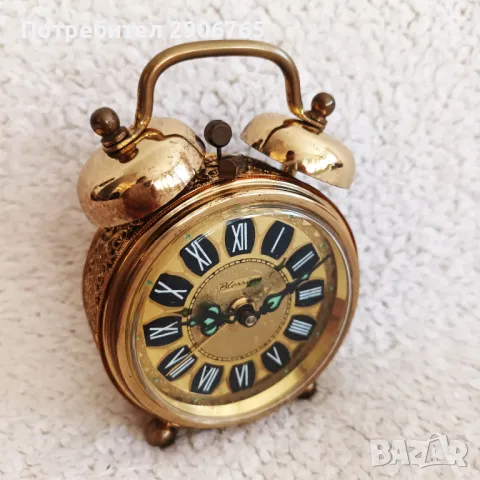 Часовник будилник BIESING Германия работещ