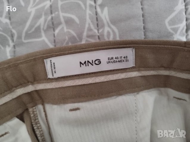 Ленен панталон Mango, снимка 3 - Панталони - 50706032