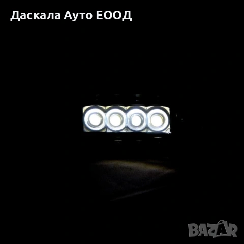1бр. LED ЛЕД габарит ОПУШЕН, бял с 4 диода, 12-24V, снимка 3 - Аксесоари и консумативи - 53665519