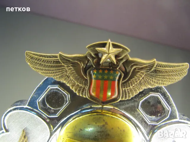 метален пепелник със запалка- Made in USA, снимка 3 - Колекции - 47569640