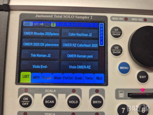 Семплер Juzisound Total SOLO Sampler 2, снимка 5 - Синтезатори - 53160883
