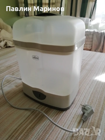 Топ Електрически Стерилизатор Нагревател Chicco 2 в 1 Бебешки Детски Модуларен Пара Шишета Бутилки , снимка 7 - Стерилизатори - 53804591