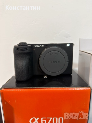 Фотоапарат Sony a6700 *НОВ* + Екстри, снимка 2 - Фотоапарати - 52677687