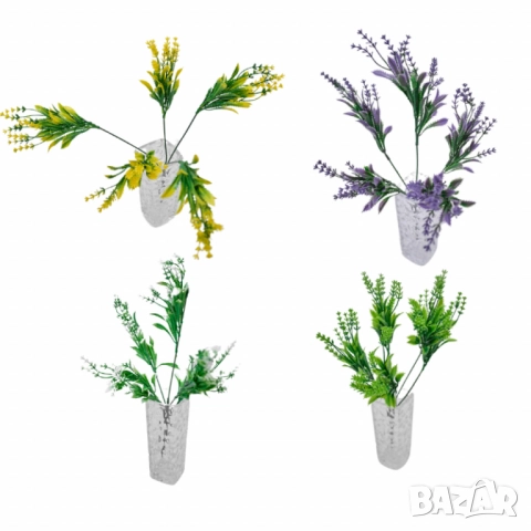 Изкуствени декоративни растения – стилна аранжировка за вашия интериор, снимка 5 - Други стоки за дома - 52137808