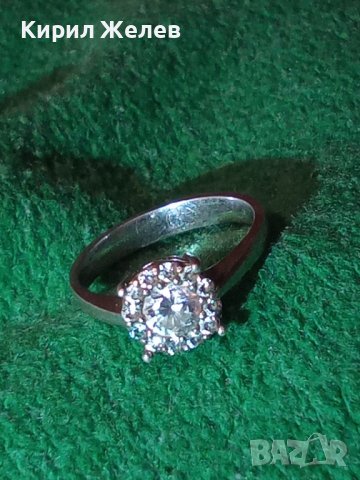 СКЪПОЦЕНЕН ФЕШЪН АРТ СРЕБЪРЕН ПРЪСТЕН СРЕБРО 925 с ЮВЕЛИРНО ФАСЕТИРАНИ ЦИРКОНИ 32428, снимка 2 - Пръстени - 38352275