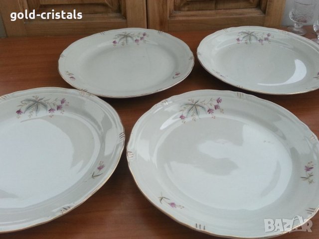 Стар български порцелан чинии плитки