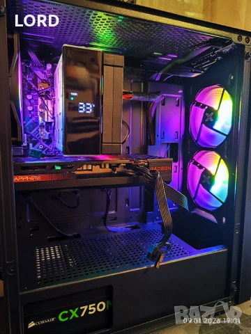 Геймърски i9 9900K, RX 7600 8GB,RAM 16GB DDR4 3600, SSD 512GB NVME, снимка 2 - Геймърски - 53048259