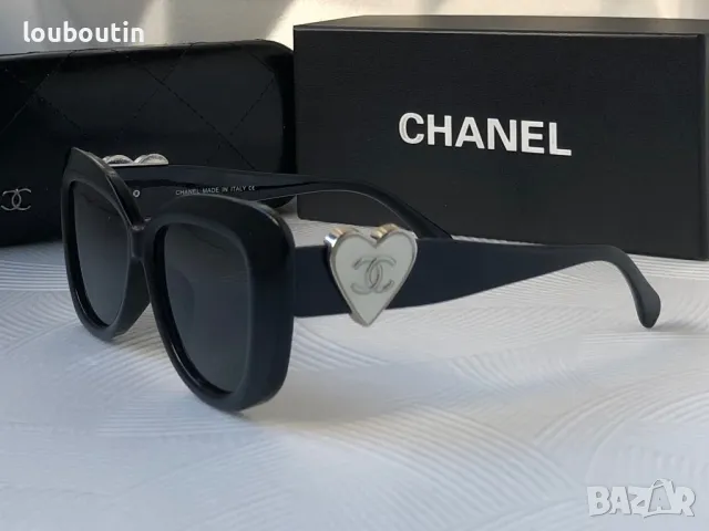 CH дамски слънчеви очила черни , снимка 11 - Слънчеви и диоптрични очила - 48002716