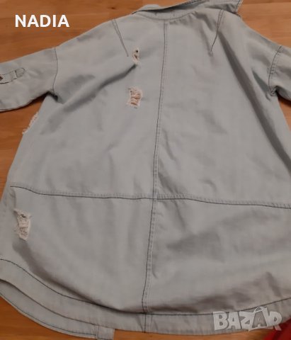 *Дънково яке тип риза, снимка 2 - Якета - 34615937