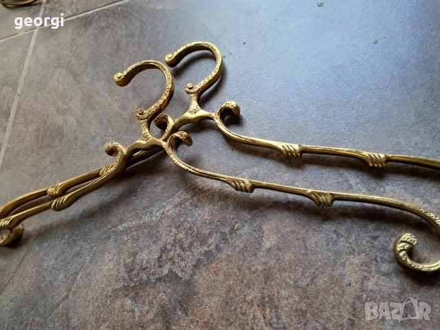 бронзови закачалки за дрехи 28/2, снимка 4 - Закачалки - 51853639