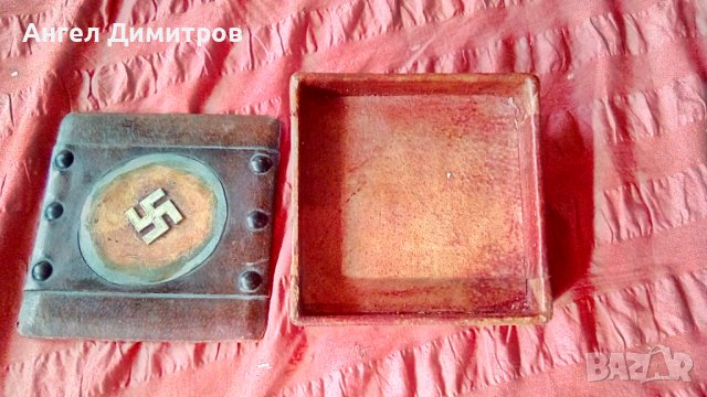 Трети райх кутия естествена кожа , снимка 6 - Колекции - 41950555