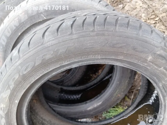 195.55.16 dunlop sport3000 лятно 7милиметра граифер 2бр, снимка 3 - Гуми и джанти - 49493537