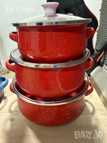 Комплект от 3 тенджери - 16см, 18см, 20см, снимка 15 - Съдове за готвене - 53567174