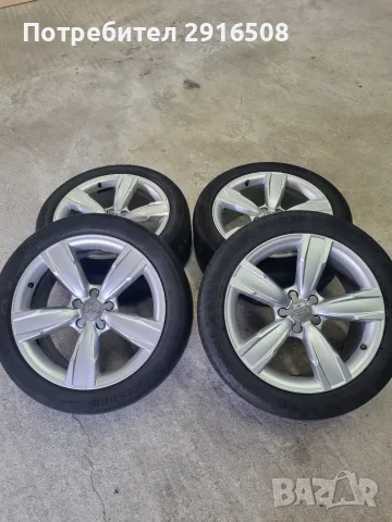 Оригинални Ауди джанти 18 5x112 66.5 8j x18H2 ET26 , снимка 2 - Гуми и джанти - 56248618
