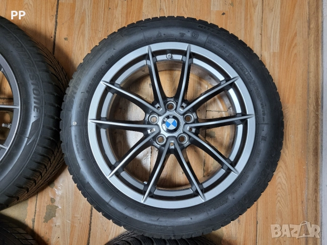 Джанти 17" 5х112 ОЕ BMW Style 768 Зимни гуми Bridgestone 225/50/17, снимка 5 - Гуми и джанти - 52949412