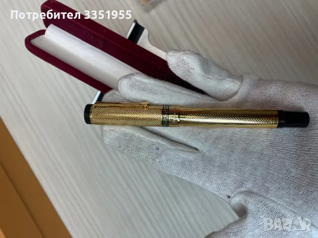 Луксозна златна писалка 18к, снимка 3 - Колекции - 48957229