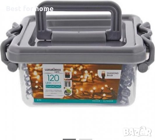 Външни лампички с дистанционно и функции- 10 МЕТРА/120 лед