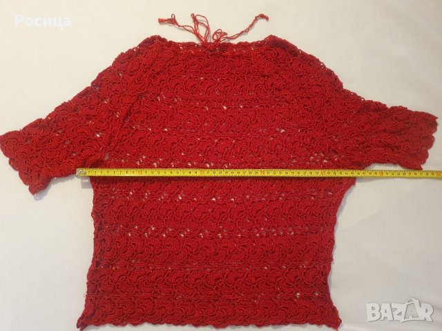 Покривки, карета и блуза плетени на една кука, снимка 3 - Покривки за маси - 44498921