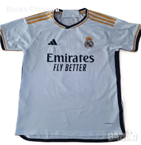 Реал Мадрид / Real Madrid #12 Camavinga adidas 2023-24 Home Shirt - размер S, снимка 2 - Фен артикули - 51717825