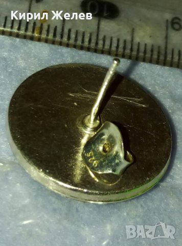 ШАРМАНТНА ФЕШЪН АРТ КРИСТАЛНА СРЕБЪРНА ОБЕЦА СРЕБРО 925 ДИЗАЙНЕРСКИ МОДЕЛ 40131, снимка 10 - Обеци - 42474377