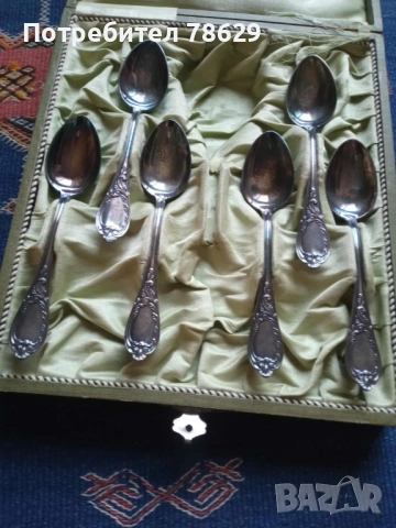 ПОСРЕБРЕНИ ЛЪЖИЧКИ - ВМФ - 30-ТЕ ГОДИНИ, снимка 4 - Антикварни и старинни предмети - 51897584