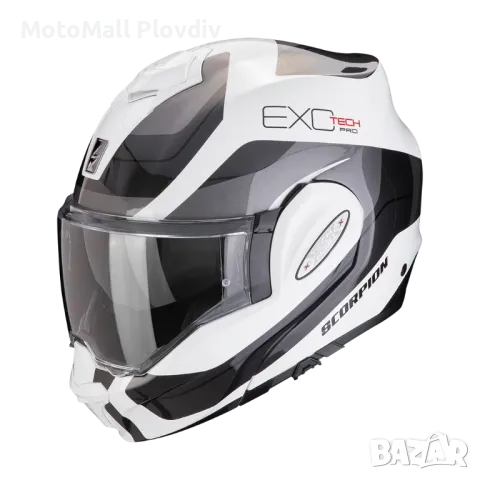 SCORPION EXO-TECH EVO PRO COMMUTA White-Silver