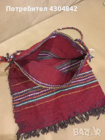 Торба чанта ръчно тъкана, снимка 5 - Чанти - 48577406