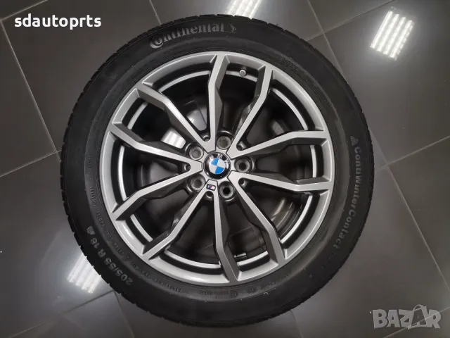 18” Зимен К-т BMW Джанти Style 711 M Гуми Continantal Датчик X1 F48 U11 U12 X2 F39, снимка 2 - Гуми и джанти - 47693880