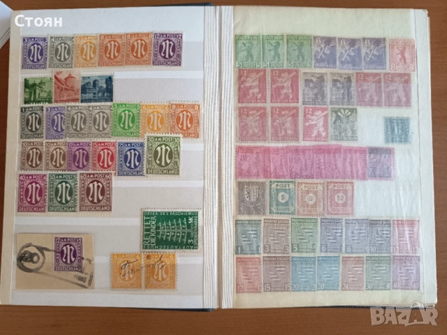 Класьор с пощенски марки Германия, снимка 3 - Филателия - 48207160