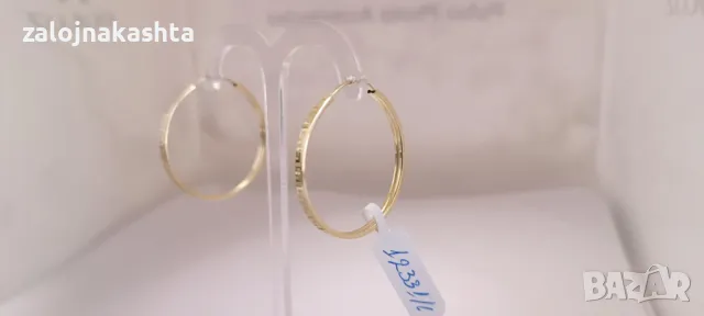 Нови Златни обеци-2,60гр/14кр, снимка 5 - Обеци - 49315567