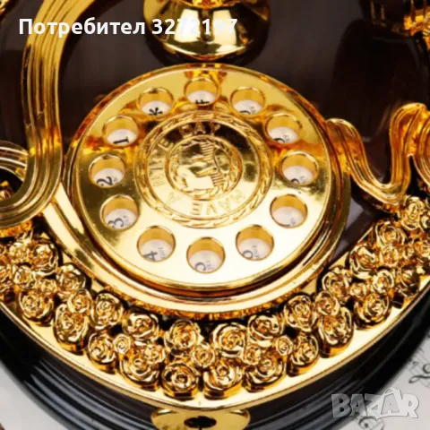 Музикална кутия във формата на ретро телефон с кутия за бижута, снимка 4 - Декорация за дома - 48692960