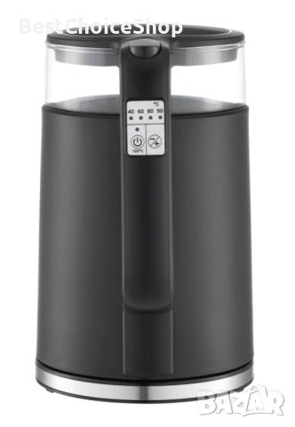 Електрическа кана за вода 1.7L с 5 Температурни Настройки, снимка 2 - Кани - 53670104