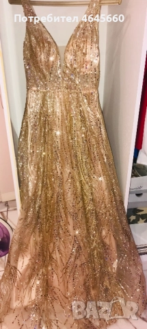 Дълга рокля , снимка 2 - Рокли - 52383085