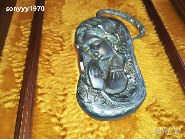 богородица-картина от германия 2002241551, снимка 2 - Антикварни и старинни предмети - 44387395