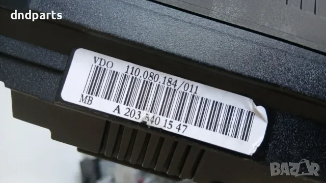 Километраж Mercedes C W203 2002 A2035401547 110.080.184/011 Mercedes-Benz C-Class 203 (W/S/CL), снимка 3 - Части - 55780796