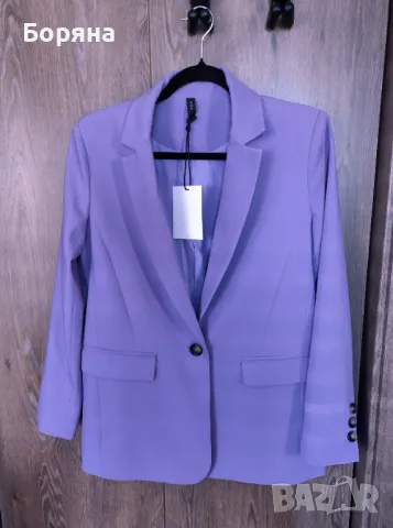 YAS нов с етикет наситено лилав блейзър размер М, снимка 6 - Сака - 47536423