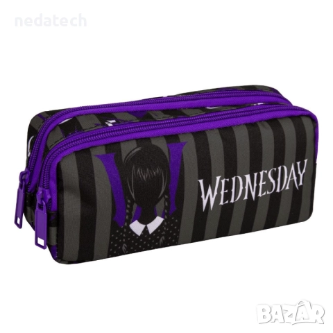 Ученически несесер Wednesday, 21x5.5x9.5см.
