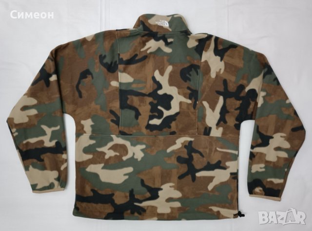 The North Face Camouflage Fleece оригинално поларено горнище M яке, снимка 5 - Спортни дрехи, екипи - 44396356