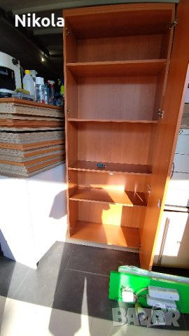 Офис шкафе - Двукрили гардероби за документи с рафтове -  80/205/37, снимка 2 - Шкафове и рафтове - 41531177