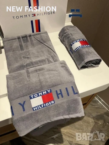 Памучни Хавлии -2бр с Кутия ✨ Tommy Hilfiger , снимка 2 - Хавлиени кърпи - 51169505