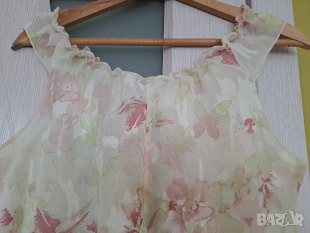 Дамска блуза Roska тънка ефирна светла размер М-L, снимка 2 - Блузи с дълъг ръкав и пуловери - 41712948