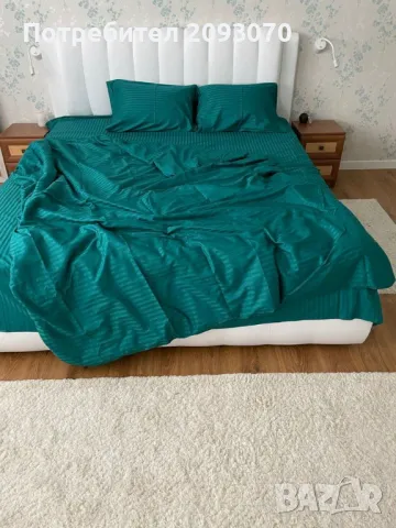 Спален комплект - памучен сатен, снимка 7 - Спално бельо - 49841237