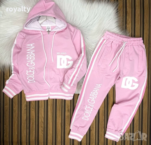 Dolce & Gabbana Розов Детски Комплект 3-4г 6-7г 8-9г 10-11г 11-12г 13-14г 